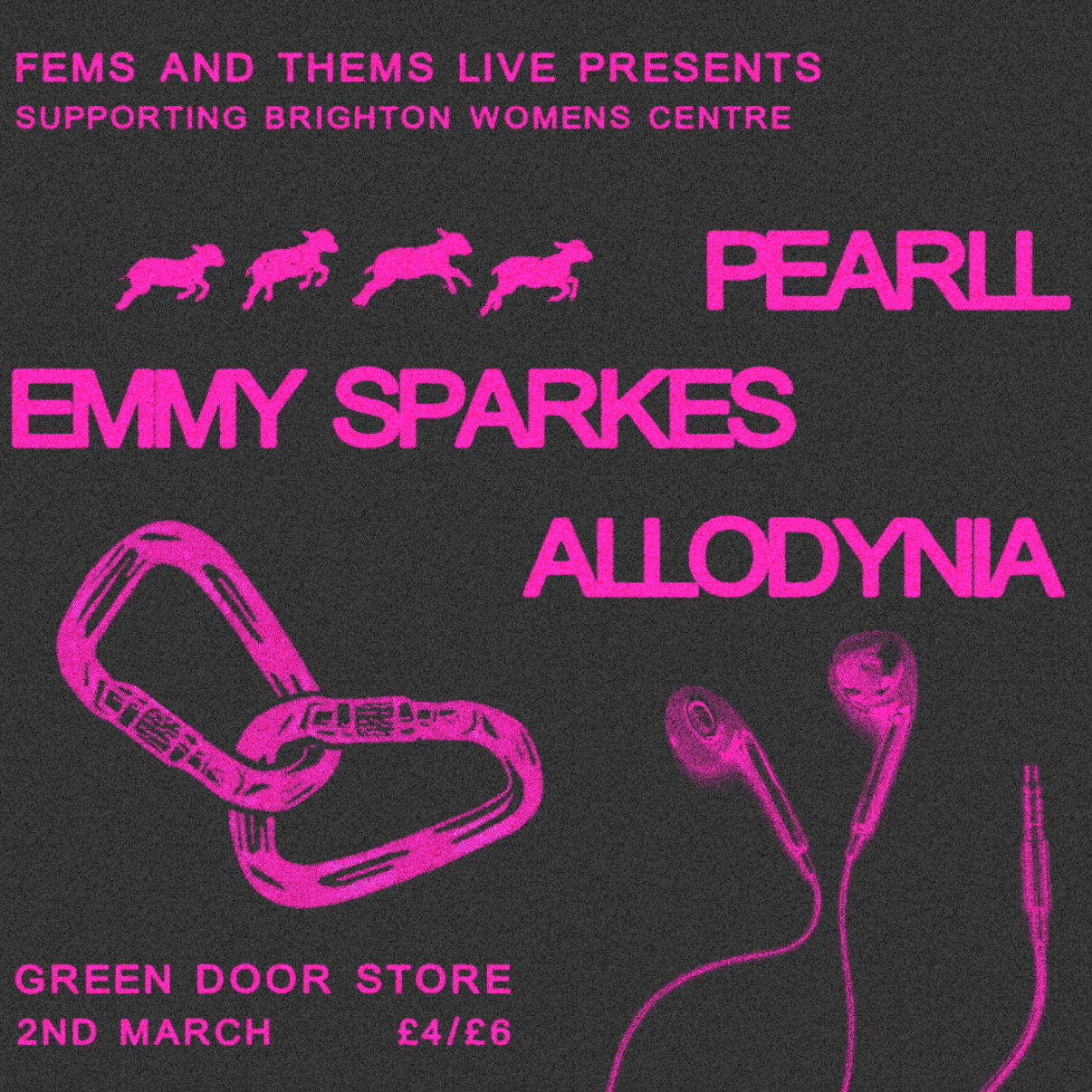 Fems & Thems Live: fundraiser for Brighton Women’s Centre