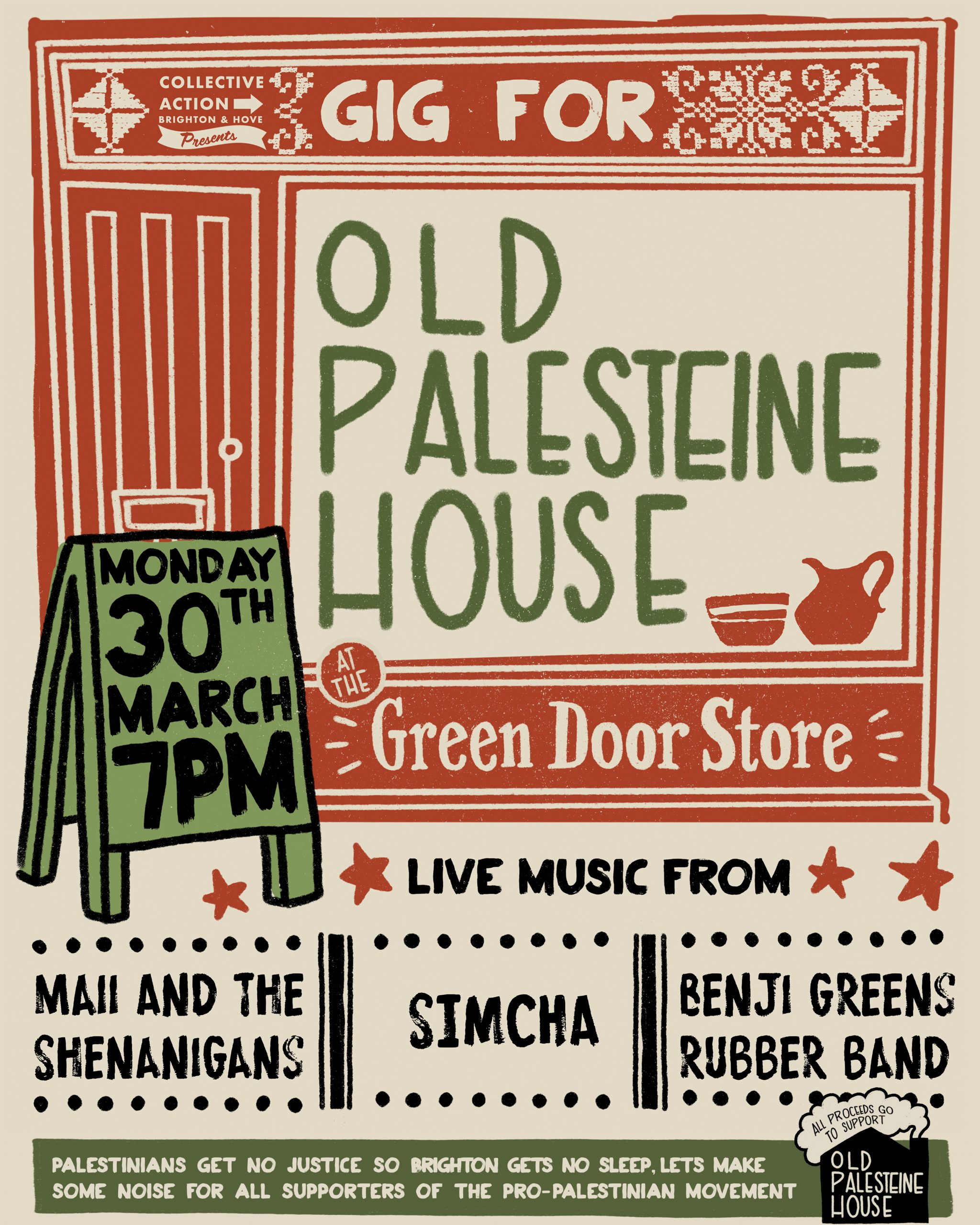 Collective Action Brighton & Hove Palestine Fundraiser